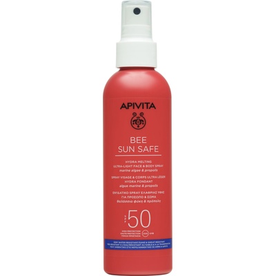APIVITA Bee Sun Safe Хидратиращ спрей за лице и тяло, SPF50, 200 ml