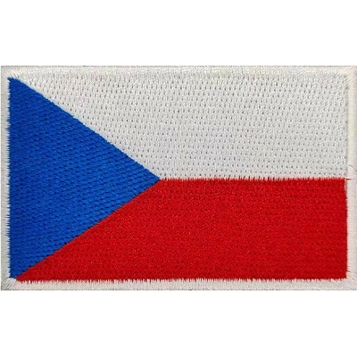 Daklos Nášivka vlajka Česká republika se suchým zipem - 8 x 5 cm