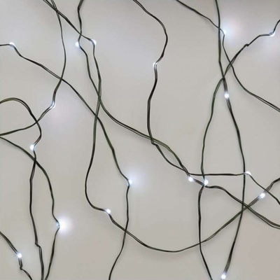 EMOS Osvětlení nano zelené 4 m 40 LED studená bílá + 5m přívodní kabel + časovač