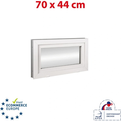 Okna Hned Plastové okno 700 x 440 mm bílé sklopné