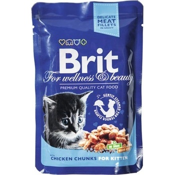 Brit Premium Cat Kitten Chicken Chunks 100 g