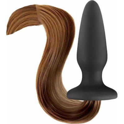 NS Novelties Анален разширител Butt Plug с опашка "FILLY TAILS" 10 см