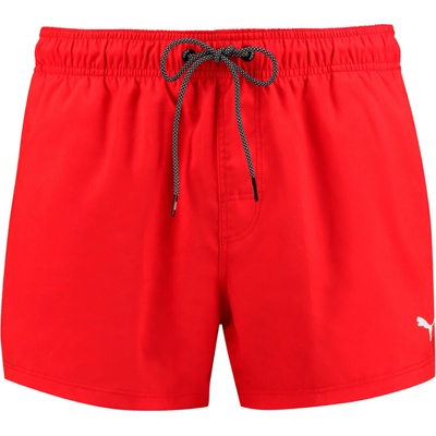 Puma Short Length Swim Shorts červené