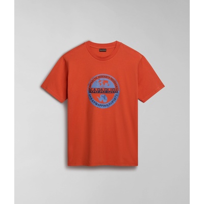 Napapijri Мъжка тениска s-bollo ss 1 orange burnt - xl (np0a4h9ka62)