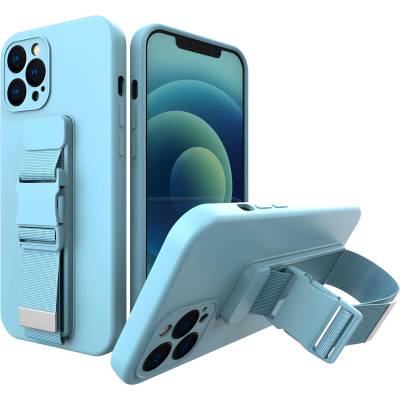 Samsung Калъф Rope Case за Samsung Galaxy A12/Galaxy M12 - Син KP11317