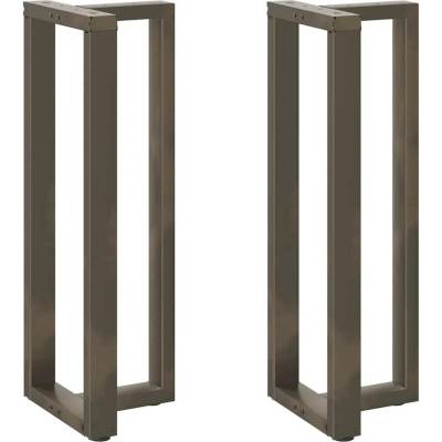 Omaxi 317636 Nohy barového stolu ve tvaru T 2 ks černé 50 x 35 x 110 111 cm ocel