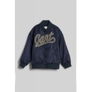 Gant Script Logo Varsity Jacket Evening Blue