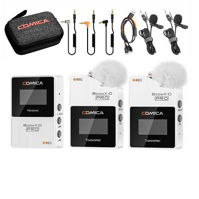 Comica BoomX-D PRO D2 (nová verzia) white bezdrôtový mikrofón