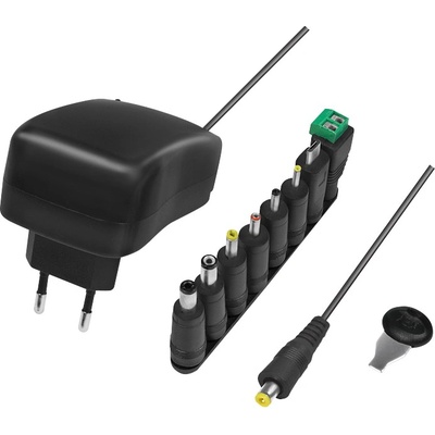 LogiLink Универсално захранване с USB порт, 3-12V, 24W