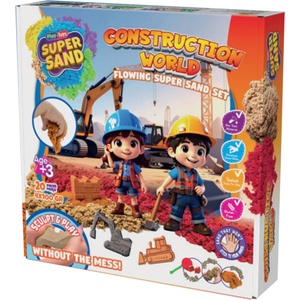 Play-Toys Игрален комплект Play-Toys - Пясък за игра, Строителни машини (2205)