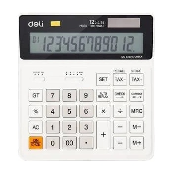 Deli Nature Deli Calculator M01010 white