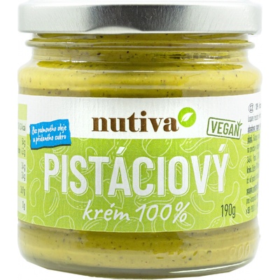 Nutiva Pistáciový krém jemný 190 g