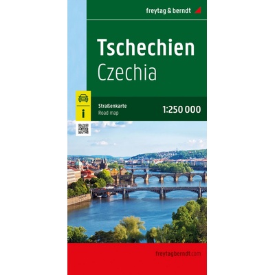 Tschechien, Straßenkarte 1:250.000, freytag & berndt