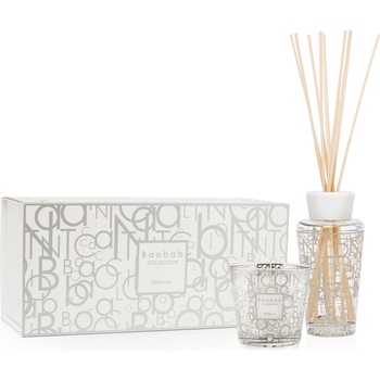 Baobab Collection My First Baobab Gift Platinum Свещ и ароматен дифузер, 2 ел (MFBBOXPLA)