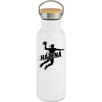 123TRIKO termoska Házená, bílý tisk 500 ml