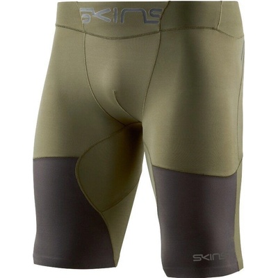 SKINS DNAmic Ultimate A400 Mens Half Tights Utility/Charcoal