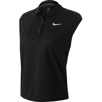 Nike Дамска тениска с якичка Nike Court Dri-Fit Victory Polo W - Черен