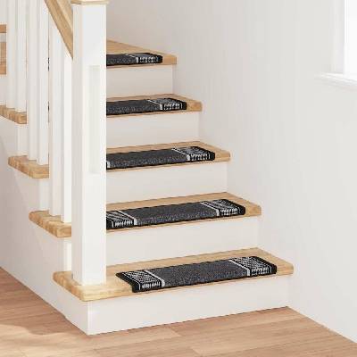 vidaXL Samolepicí schodové rohože 15 ks 65 x 21 x 4 cm Non-Slip