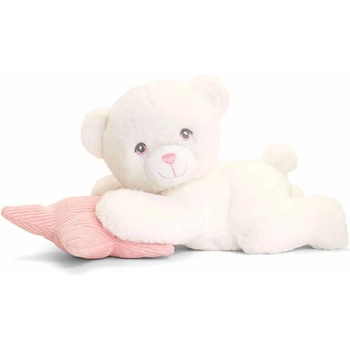 Image 1 of Keel Toys Плюшена играчка Keel Toys Keeleco - Легнало мече с възглавничка, 20 cm, розово (SE1426_pink)