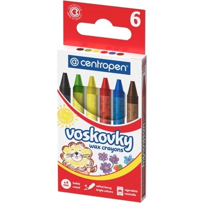 Centropen pastelky voskové 6 barev