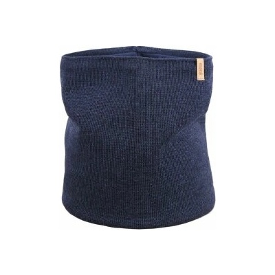 KNITTED MERINO NECKWARMER KAMA S31 Modrá