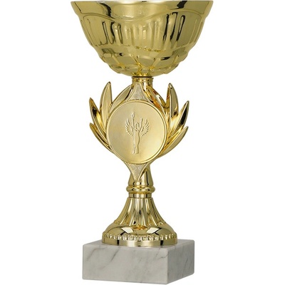 Kovový pohár Zlatý 19,5 cm 8 cm