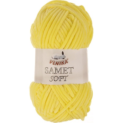 VLNIKA Příze Samet Soft Varianta: 243 žlutá – Zboží Mobilmania