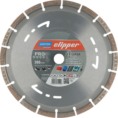 Kotouč řezný DIA Norton Clipper PRO 4×4 EXPLORER 300×25,4 mm