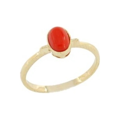 Lillian Vassago Zlatý prsten zdobený korálem LLV31 GR005