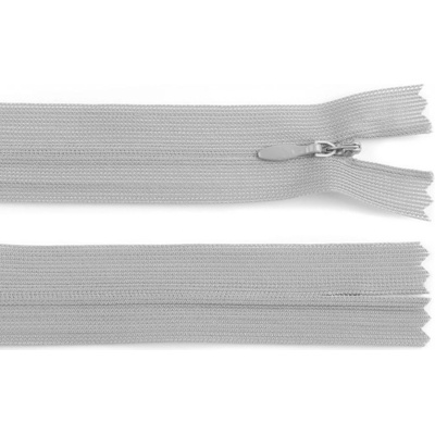 Stoklasa Spirálový zip skrytý No 3 délka 30 cm dederon Balení: 1 ks, Varianta: 310 šedobéžová 310 šedobéžová