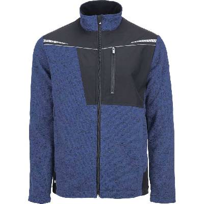 Cerva stirling stretch / Плетена поларена риза с цип - син m (0308003240002)