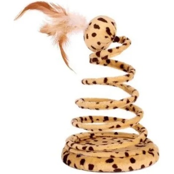 Image 1 of Драскало Играчка за коте спирала с топчe (10488)