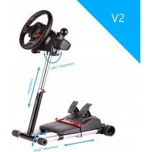 Wheel Stand Pro, stojan na volant a pedály pro Thrustmaster SPIDER, T80/T100,T150,F458/F430, červený