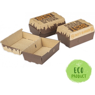 WIMEX Box na hamburger 200x130x110 mm Double s potlačou