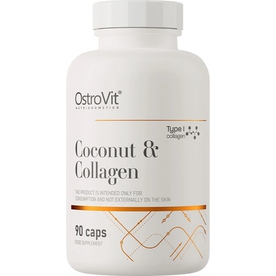 OstroVit Collagen and MCT Oil from Coconut, 90 Capsules