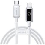 JOYROOM STARFLIGHT кабел за данни Type-C - Type-C, 120cm, FEHÉR S-A55 C-C 100W 1.2 WHITE (S-A55 C-C 100W 1.2 WHITE)