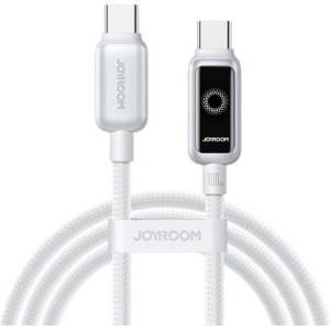 JOYROOM STARFLIGHT кабел за данни Type-C - Type-C, 120cm, FEHÉR S-A55 C-C 100W 1.2 WHITE (S-A55 C-C 100W 1.2 WHITE)