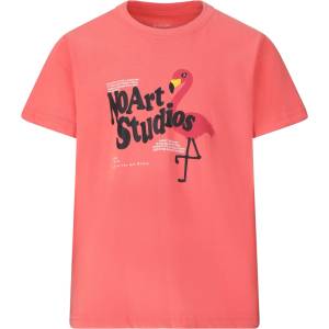 ZIG ZAG Детска тениска Zig zag Kid's Yrsa S/S T-Shirt - Sugar Coral - размер 116 (EU) (704-5903-0213)