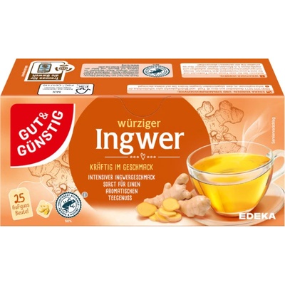 G&G 100% zázvorový čaj 25 sáčků 40 g
