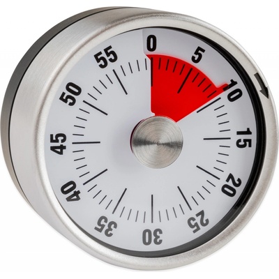 Minutka kuchyňská nerez/UH mechanická s magnetem 6cm – Zbozi.Blesk.cz