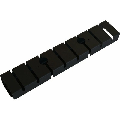 ZLKL Kovový káblový organizér 440 mm čierny 1Ka0034