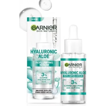 Garnier Hyaluronic Aloe Replumping Super Serum - Серум за лице с хиалурон и алое вера