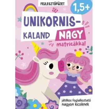 Szalay Könyvek Приключение с еднорози със стикери за оцветяване