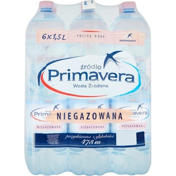Primavera Neperlivá pramenitá voda 6 x 1,5 l