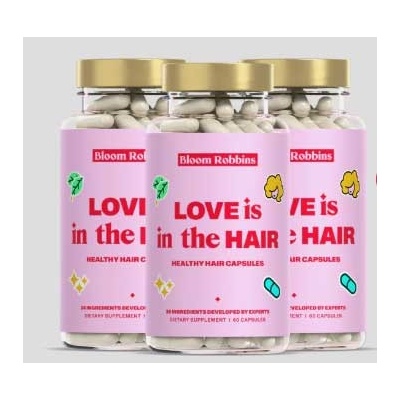 Bloom Robbins Love is in the Hair Healthy Hair Capsules 3 x 60 ks