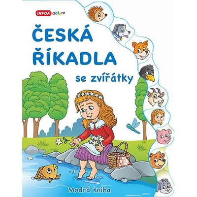 Česká říkadla se zvířátky - Modrá kniha