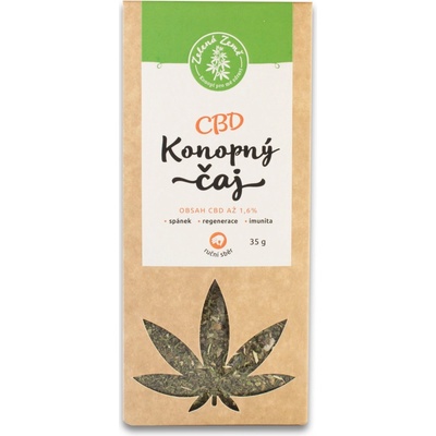 CBD konopný čaj 1 6% 35 g