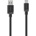 Hama Кабел hama usb-a - usb-c, 2 м, черен - hama-201812 (hama-201812)