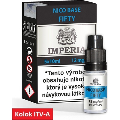 Imperia Nikotinová báza PG50/VG50 12mg 5x10ml