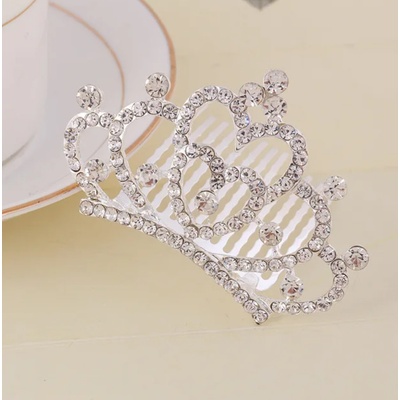 B-TOP Dívčí korunka do vlasů Princess Heart - stříbrná – Zboží Dáma